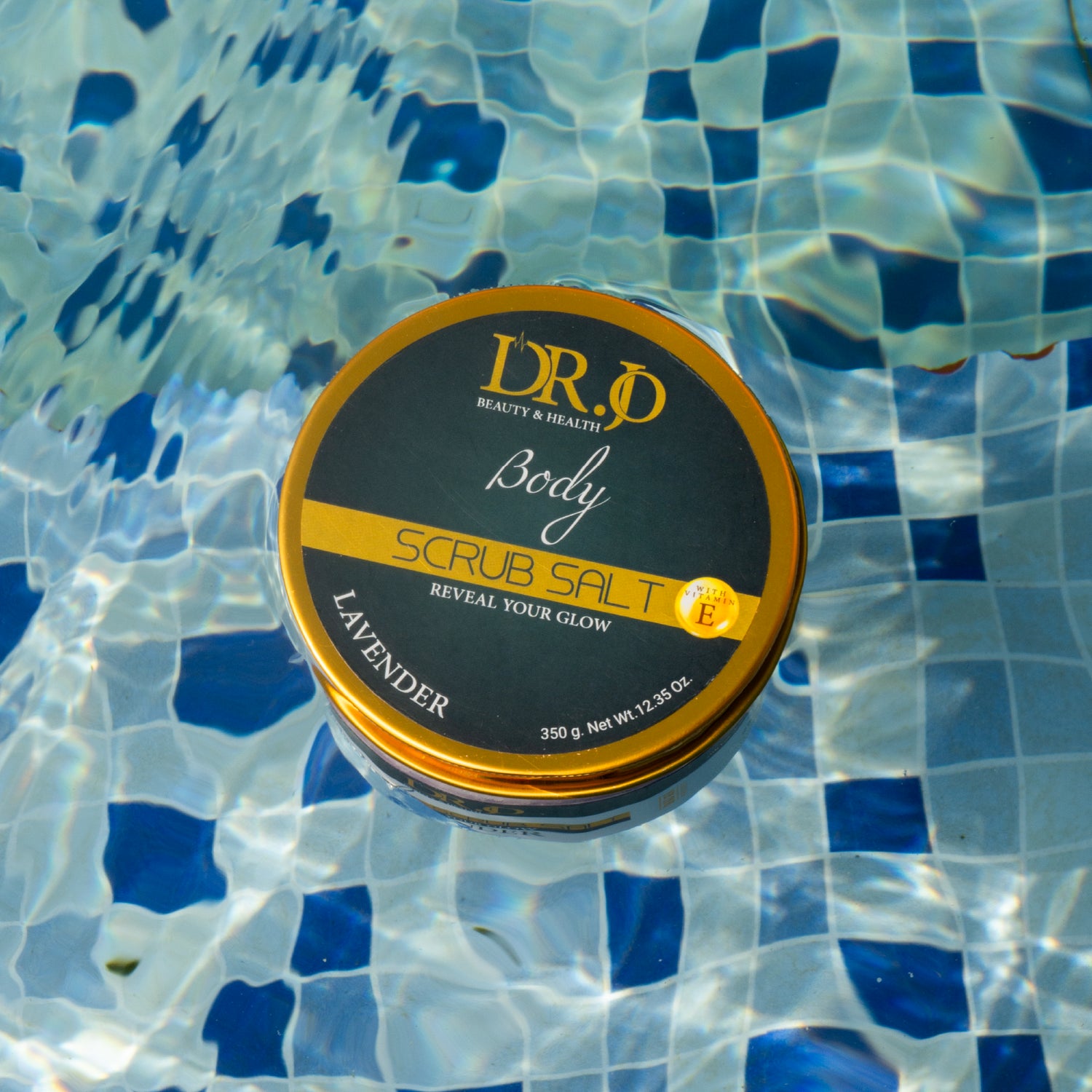 Body Scrub Salts with Lavender Oil