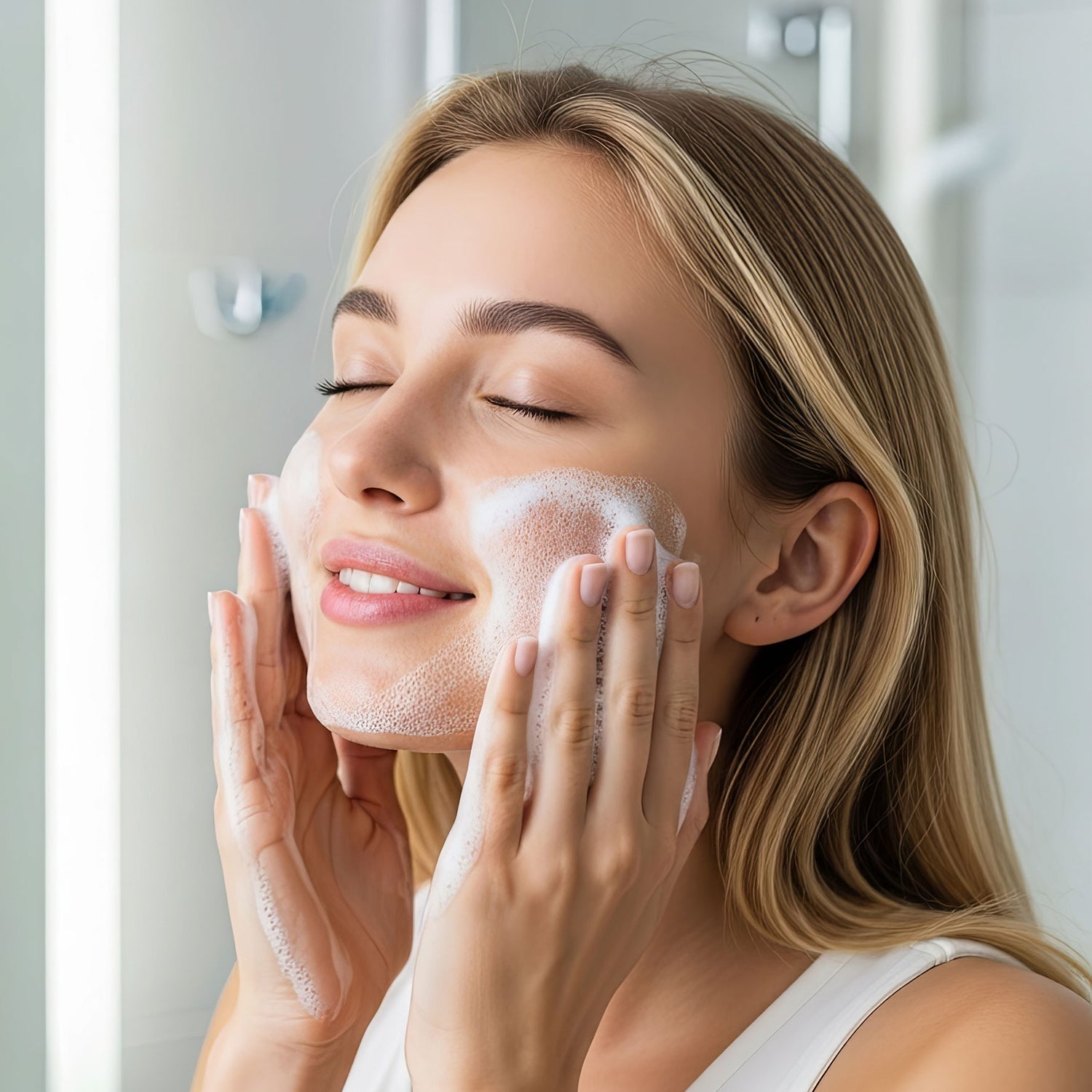 Foaming Face Wash with Green Tea Oil